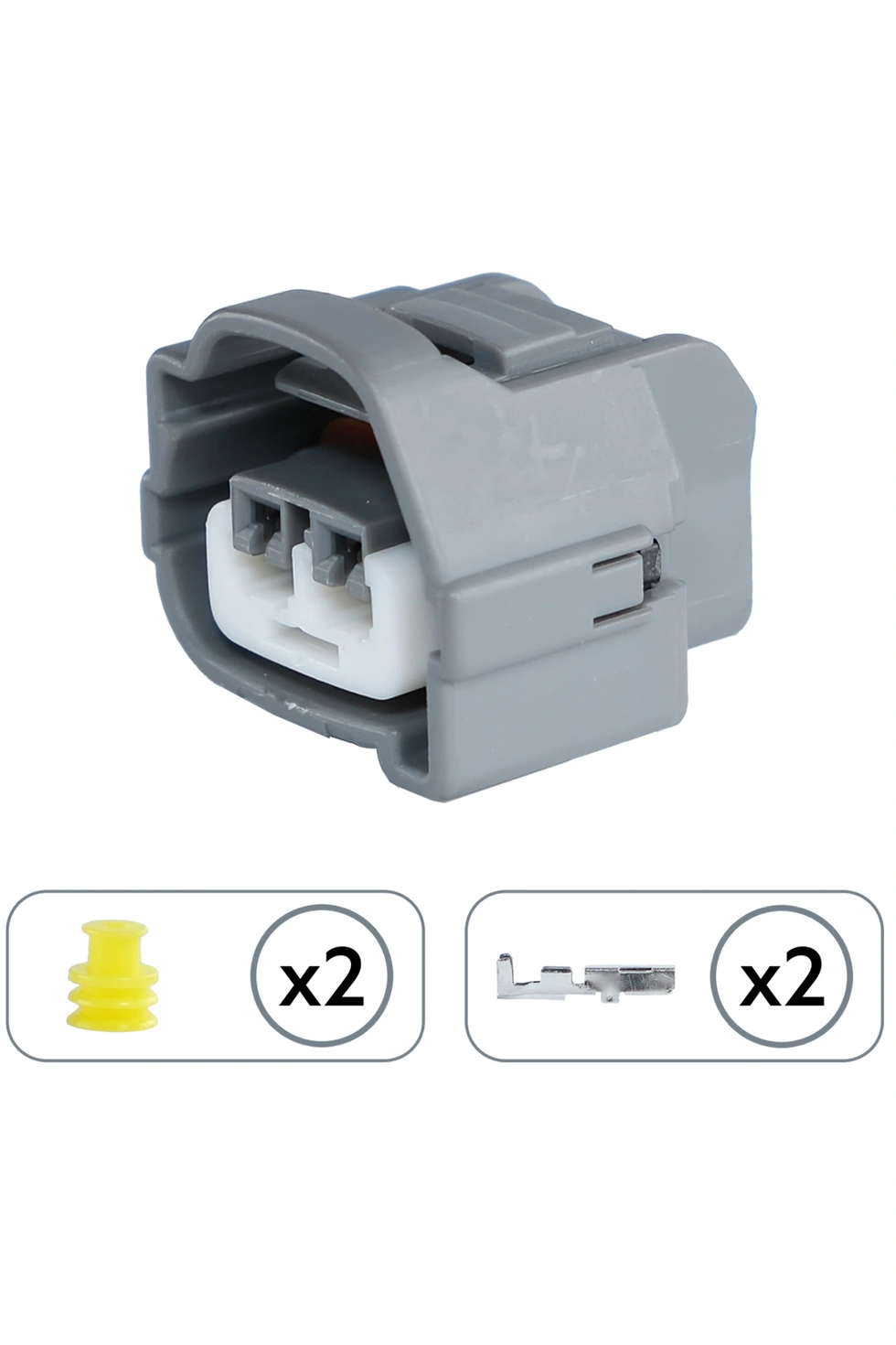 Hyundai Bobin Soketi Gri 2 Pin