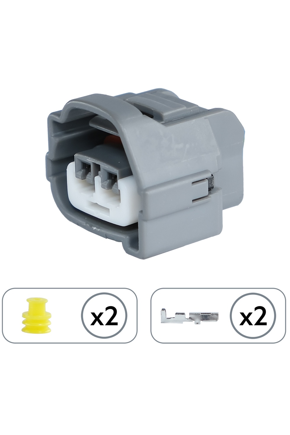 Hyundai Bobin Soketi Gri 2 Pin