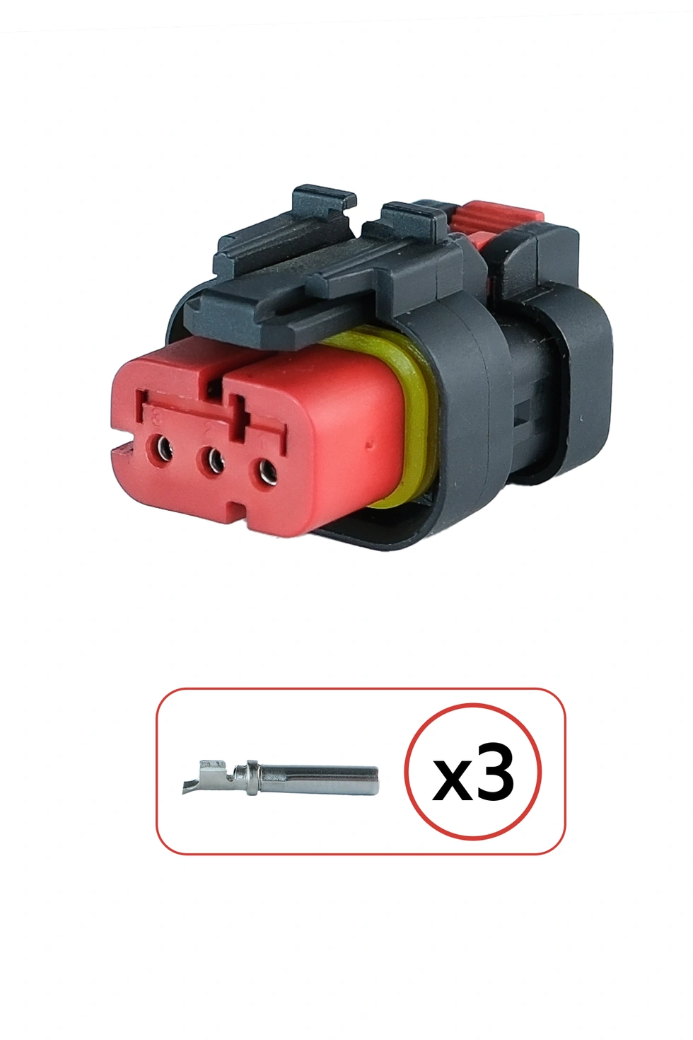 Erkek Konnektör 3 Pin Kablosuz