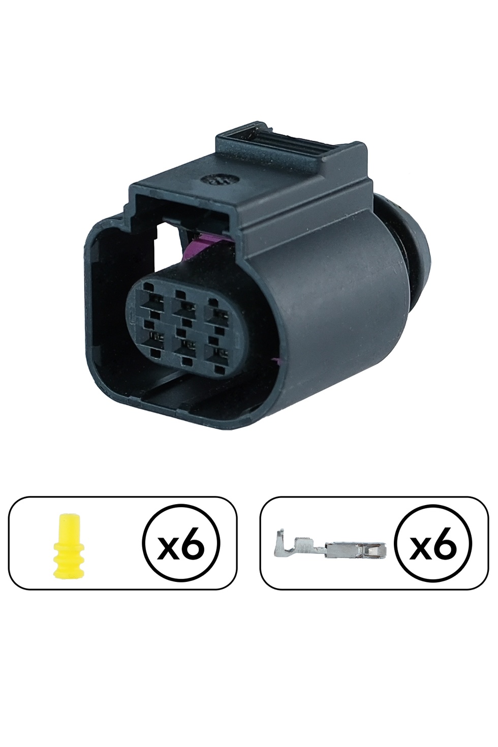 Volkswagen Hava Akışmetre Soketi 6 Pin