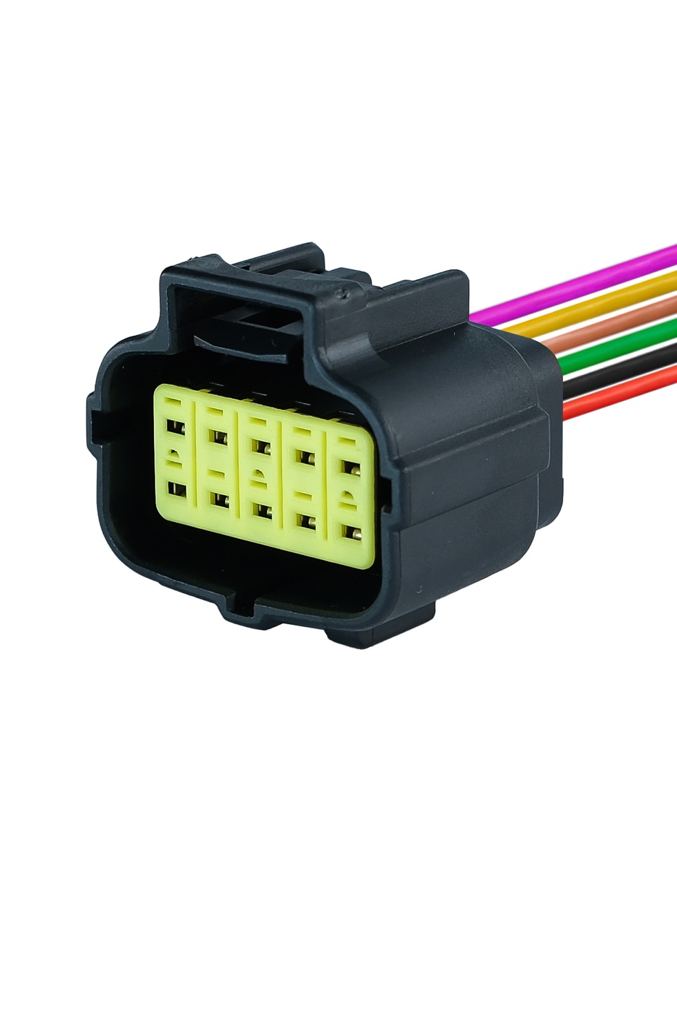 Mandallı Erkek Soket 10 Pin Kablolu