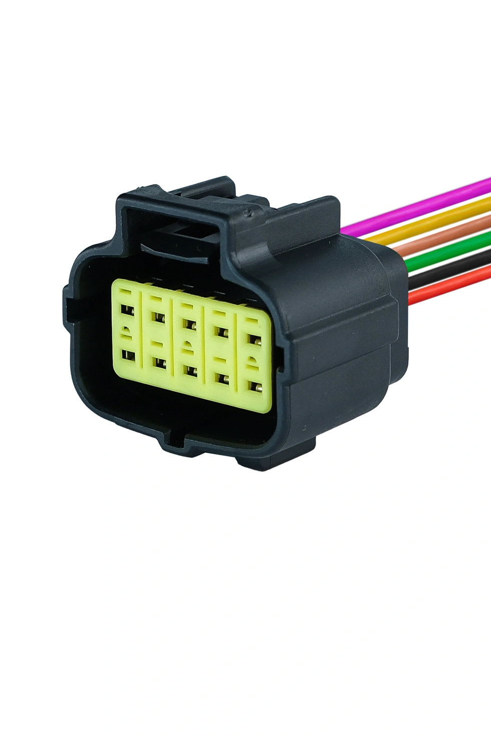 Mandallı Erkek Soket 10 Pin Kablolu