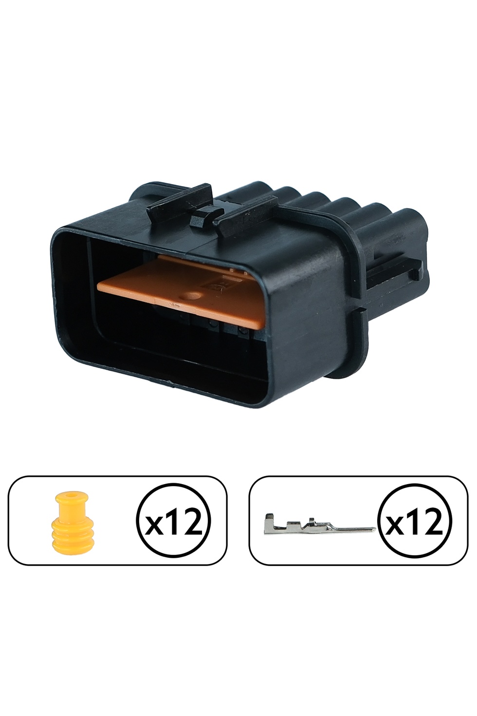 Mitsubishi Bağlantı Soketi Dişi 12 Pin