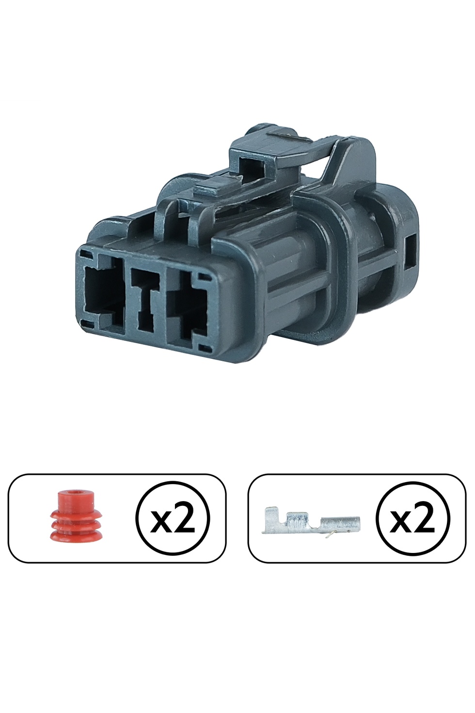 Mitsubishi Şarj Dinamo Soketi 2 Pin