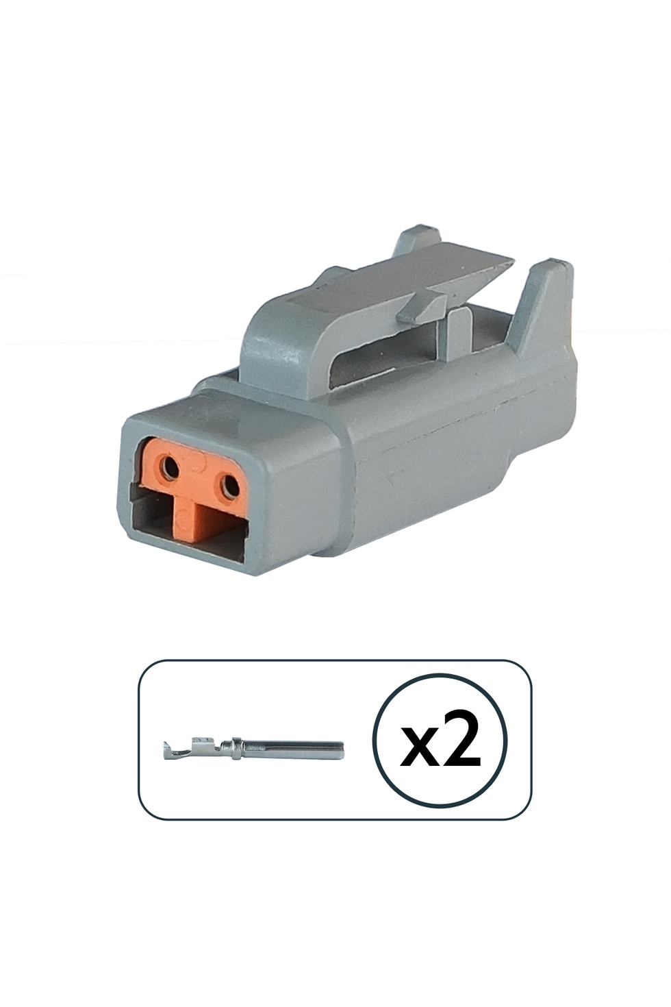 DTM06-2S Erkek Konnektör 2 Pin Kablosuz