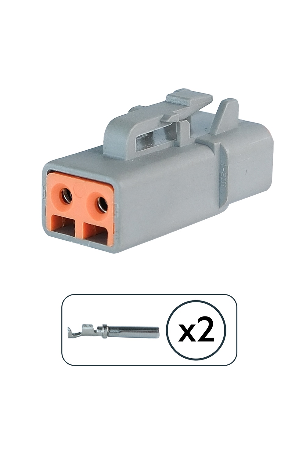 DTP06-2S Erkek Konnektör 2 Pin Kit
