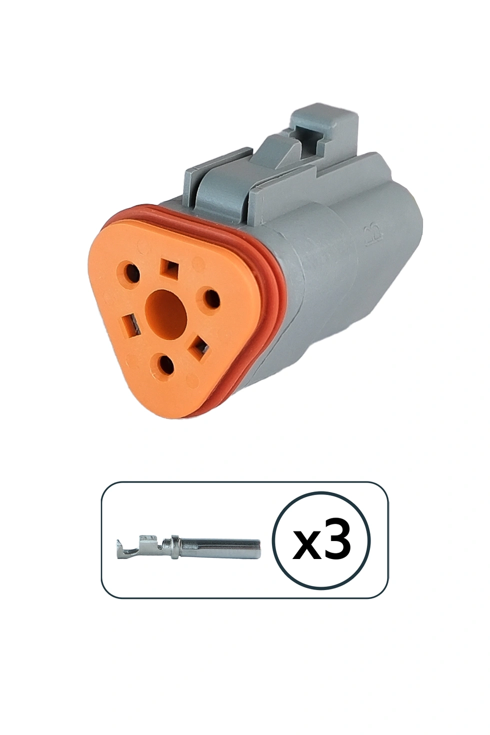 DT06-3S Erkek Konnektör 3 Pin Kit