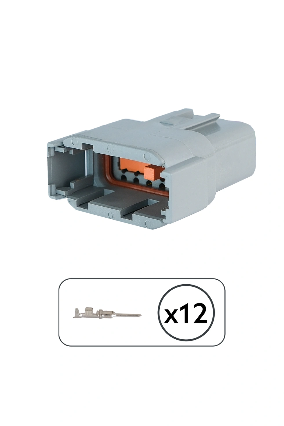 DTM04-12P Dişi Konnektör Kit