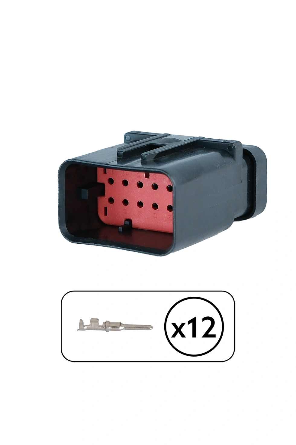 Dişi Konnektör 12 Pin Kablosuz