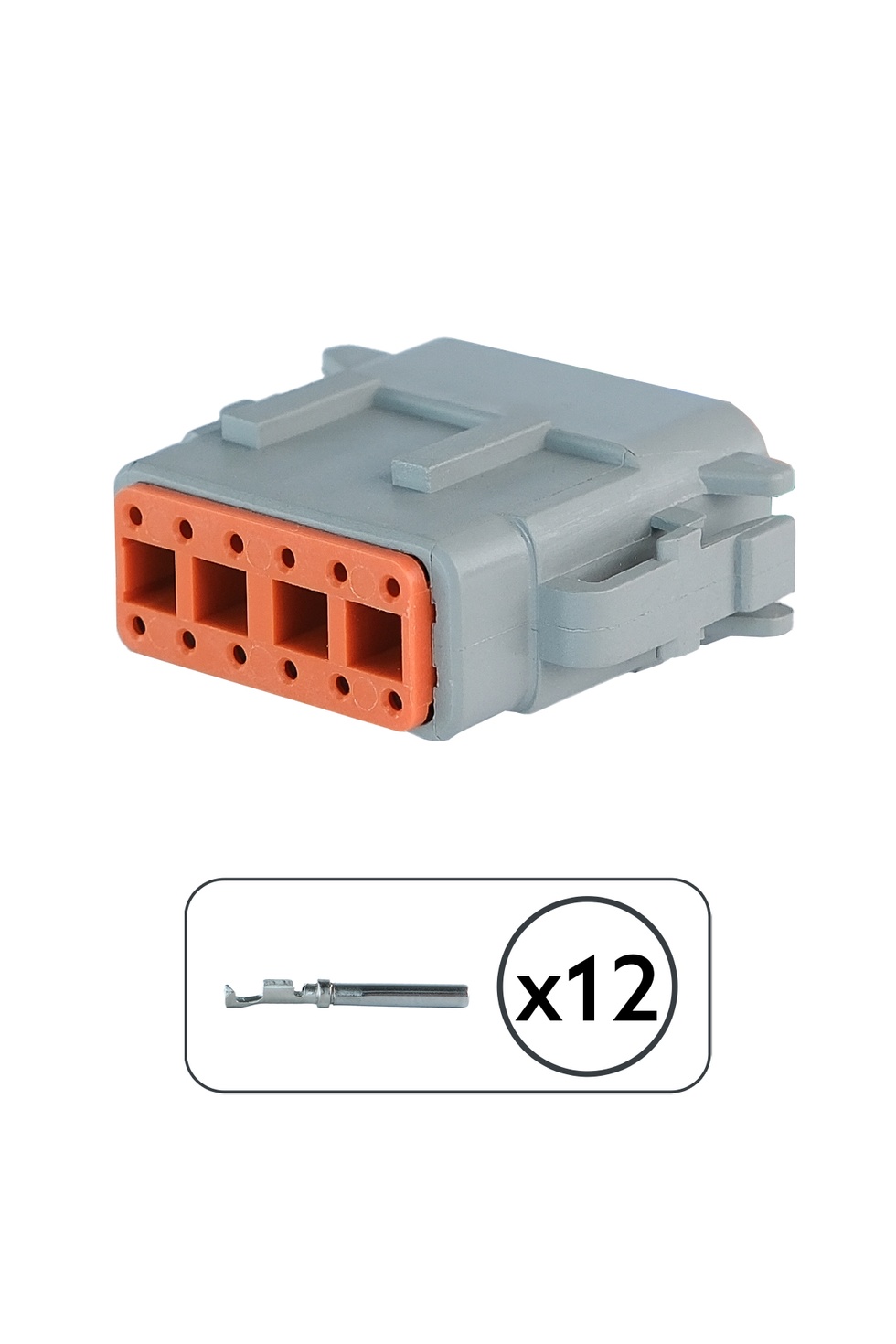 DTM06-12S Erkek Konnektör 12 Pin Kablosuz