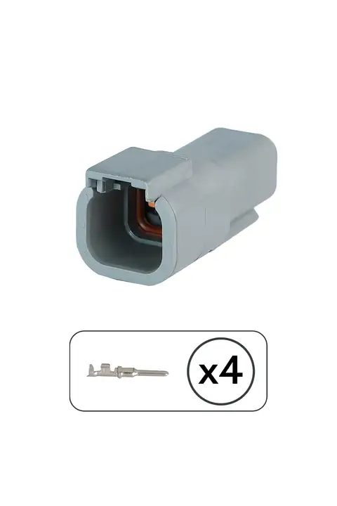 DTM04-4P Dişi Konnektör 4 Pin Kablosuz