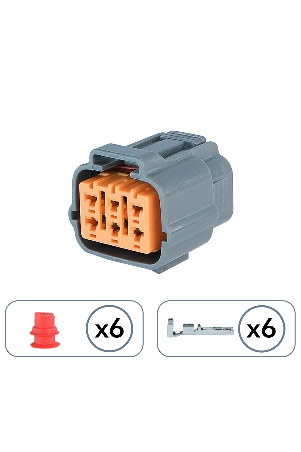 Mitsubishi İş Makinası Soketi 6 Pin
