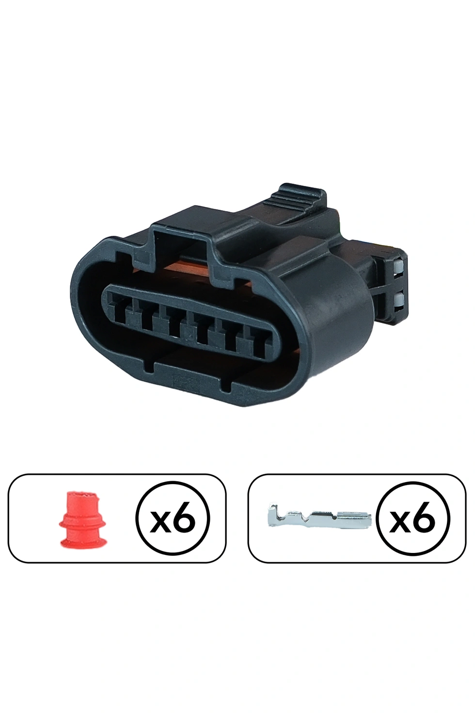 Hava Akışmetre Soketi 6 Pin Kablosuz