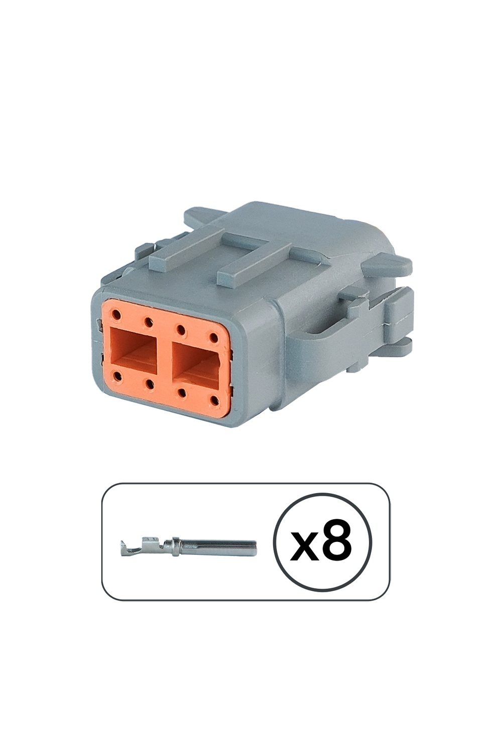 DTM06-8S Erkek Konnektör 8 Pin Kablosuz