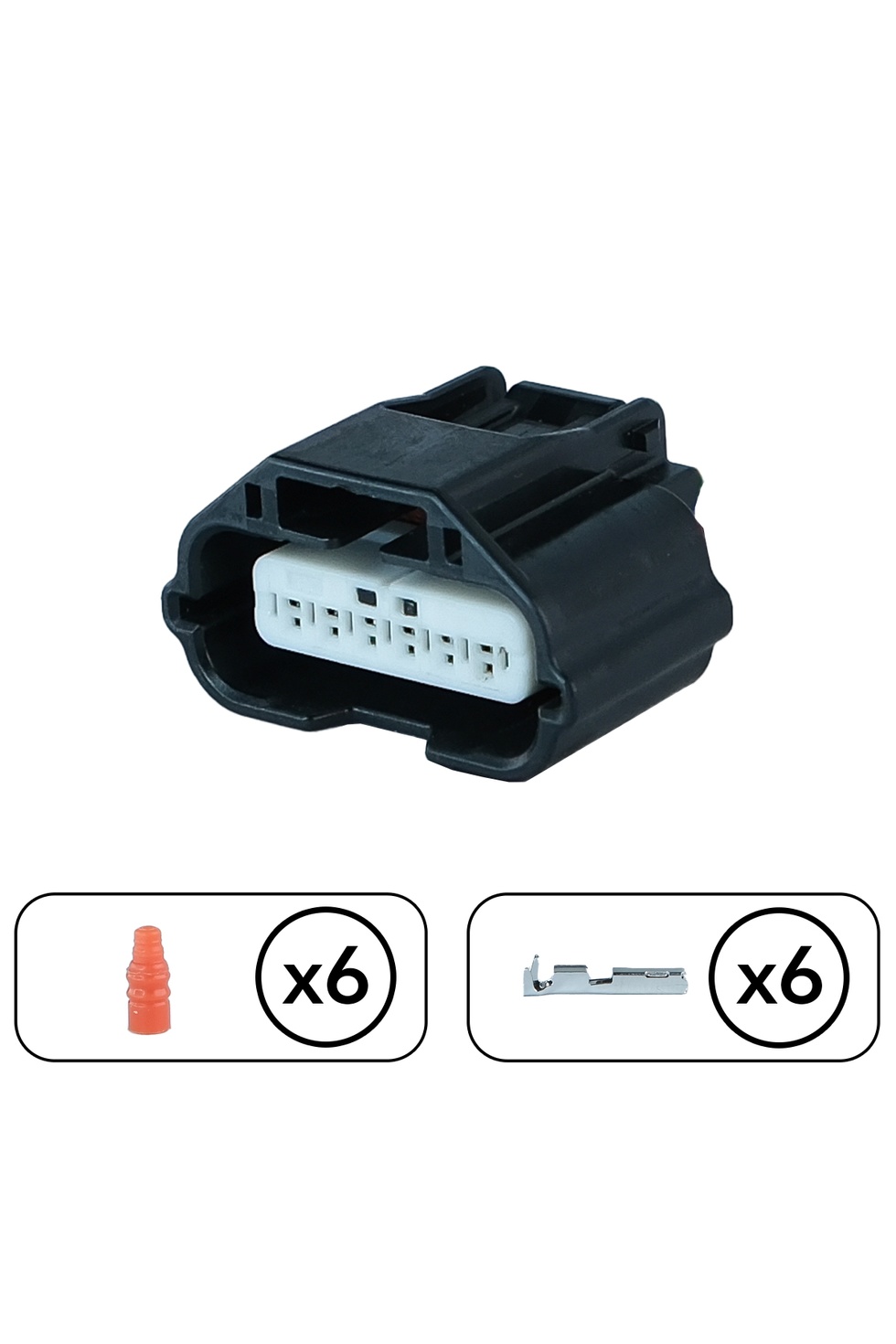 Gaz Kelebek Soketi 6 Pin Kablosuz