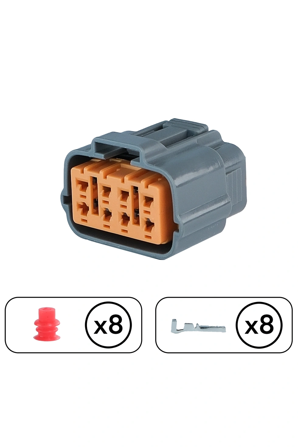 Mitsubishi İş Makinası Soketi 8 Pin