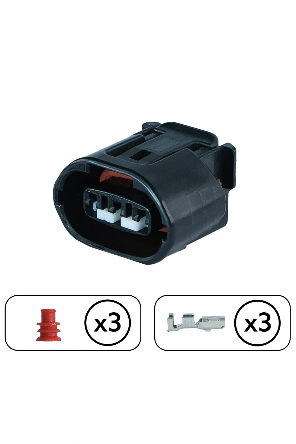 Toyota H100 Konnektör Şarj Dinamo Soketi 3 Pin
