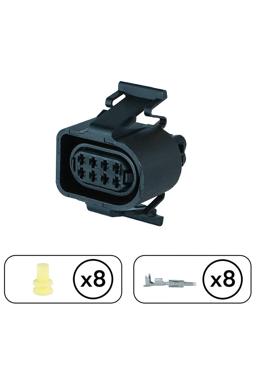 Volkswagen Isıtıcı Soketi Mandallı 8 Pin