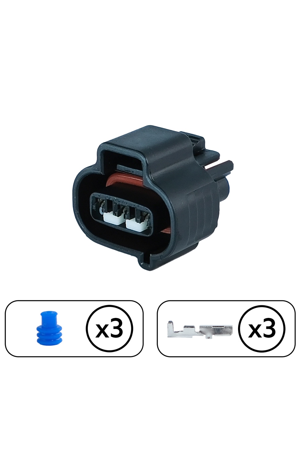 Mitsubishi Kilometre Soketi 3 Pin