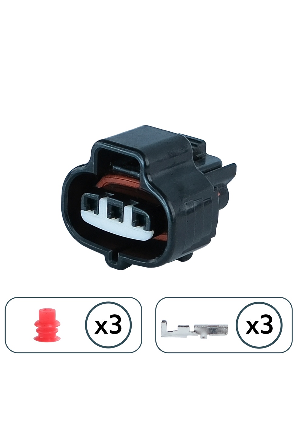 Mitsubishi Kilometre Soketi Tırnaklı 3 Pin