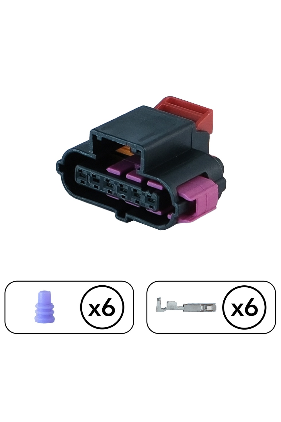 Gaz Pedalı Soketi 6 Pin Kablosuz