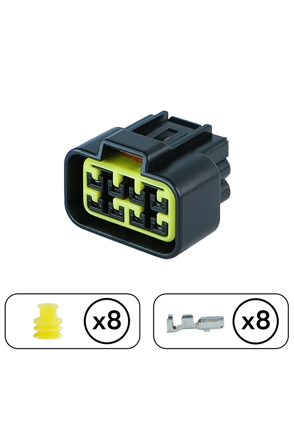 İş Makinası Soketi 8 Pin Kablosuz