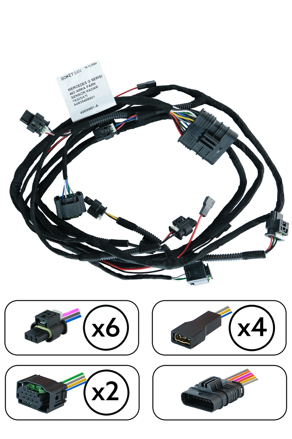 Mercedes G Serisi 463 Arka Park Sensör Radar Tesisatı A4635409901