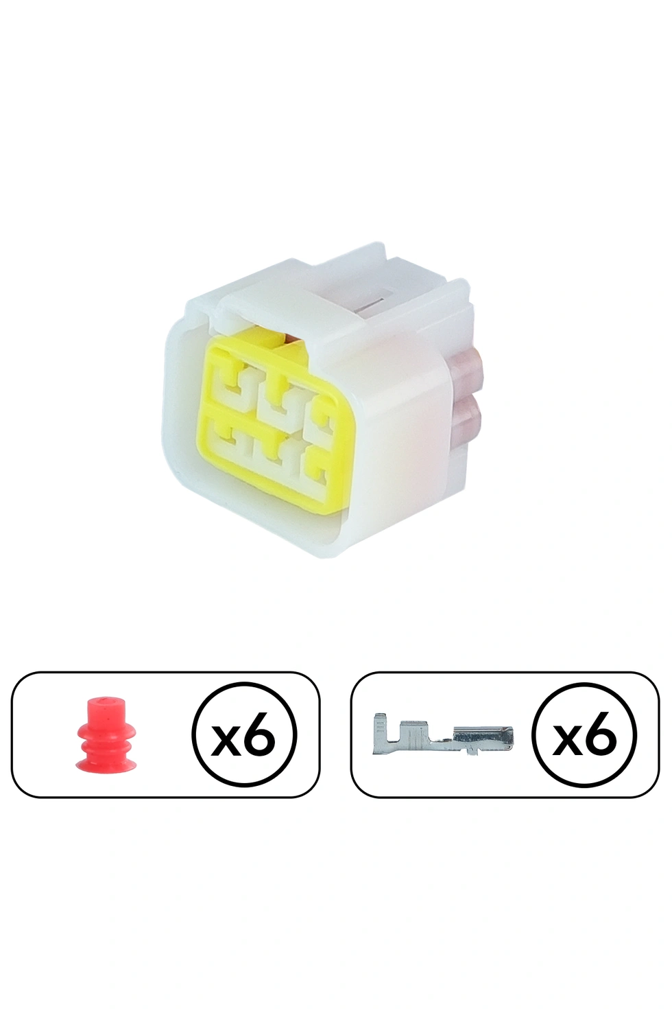 Mitsubishi Star Stop Soketi 6 Pin