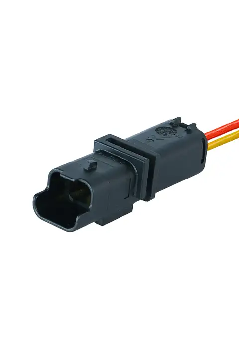 Aptiv (Delphi) Peugeot 206+ Hararet Isı Müşür Soketi 2 Pin Kablolu