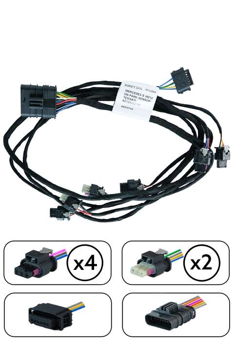 Mercedes E W212 Front Parking Sensor Wiring Harness A2125402700