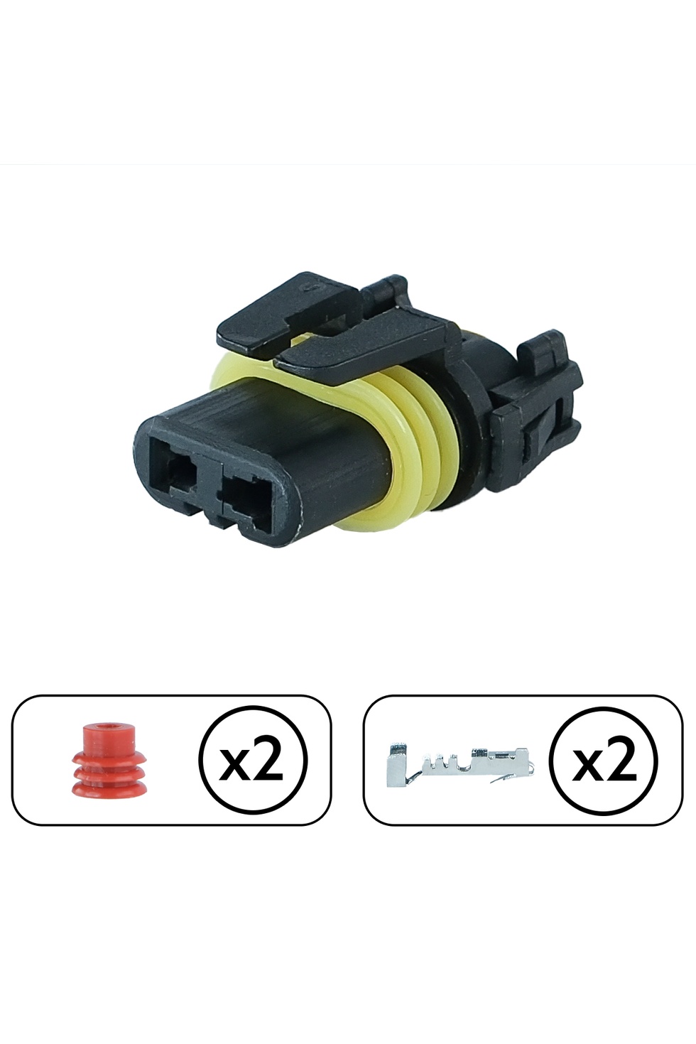 9006 Ampul Soketi 2 Pin Kablosuz