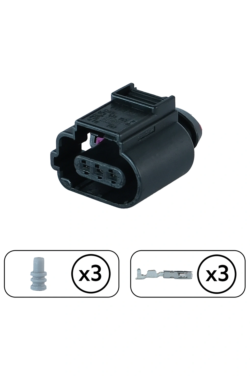 Kilometre Soketi Tırnaklı 3 Pin
