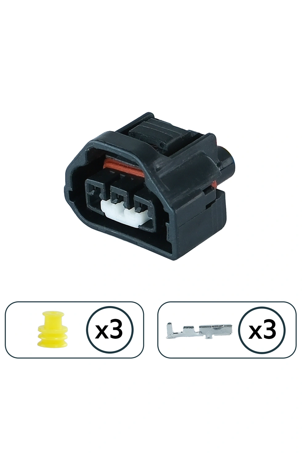 Mitsubishi Gaz Kelebek Soketi 3 Pin