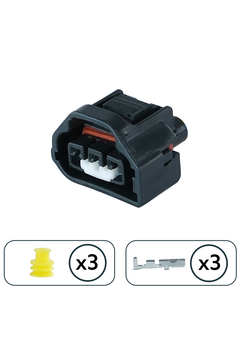 Mitsubishi Gaz Kelebek Soketi 3 Pin