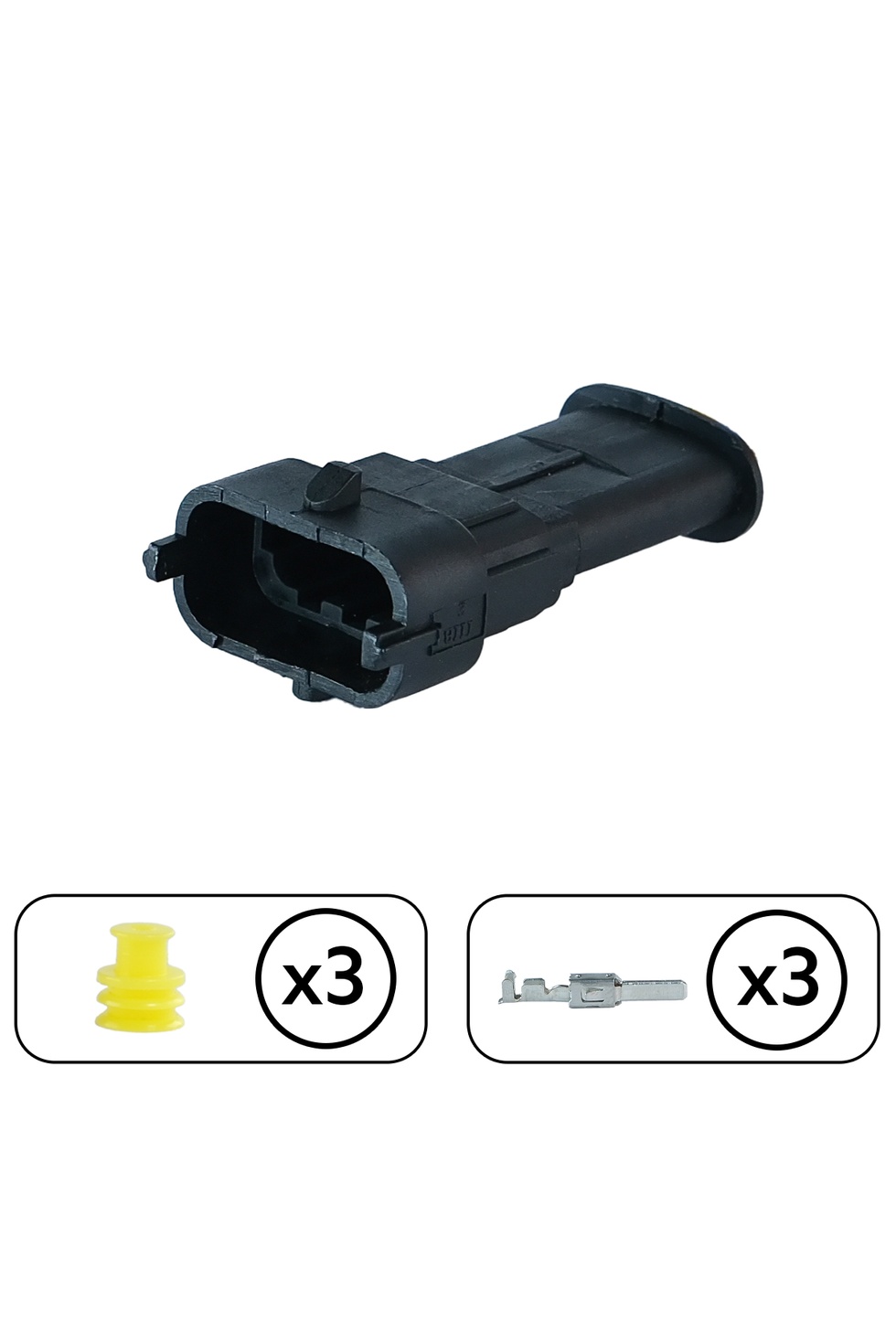Dişi Soketi 3 Pin Kablosuz