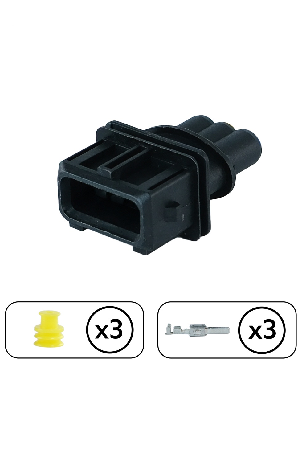 Universal Soket Dişi 3 Pin Kablosuz