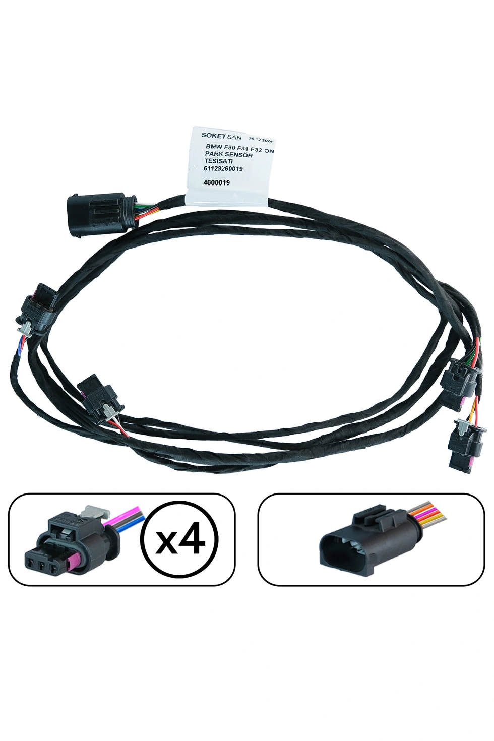 Bmw F30 F31 F32 Ön Park Sensör Tesisatı 61129260019