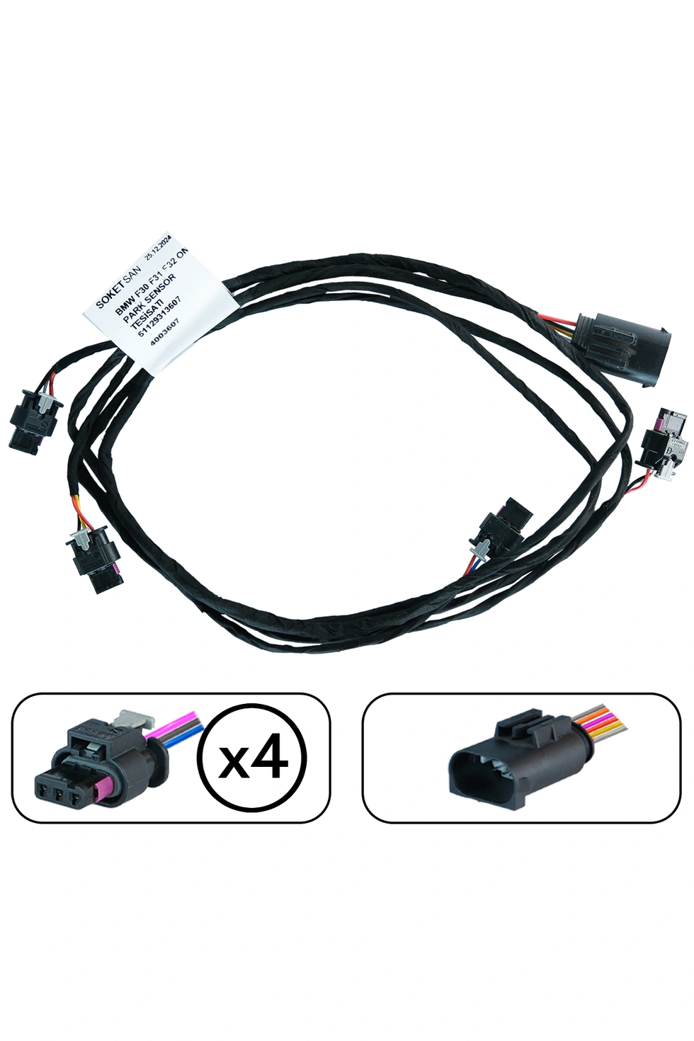 Bmw F30 F31 F32 Ön Park Sensör Tesisatı 61129313607