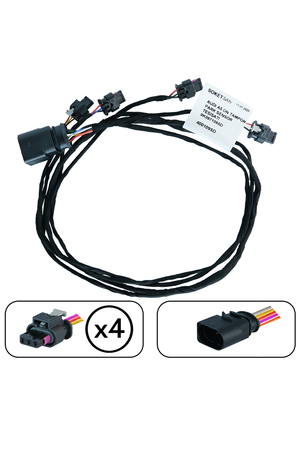 Audi A5 Ön Tampon Park Sensör Tesisatı 8K0971095D
