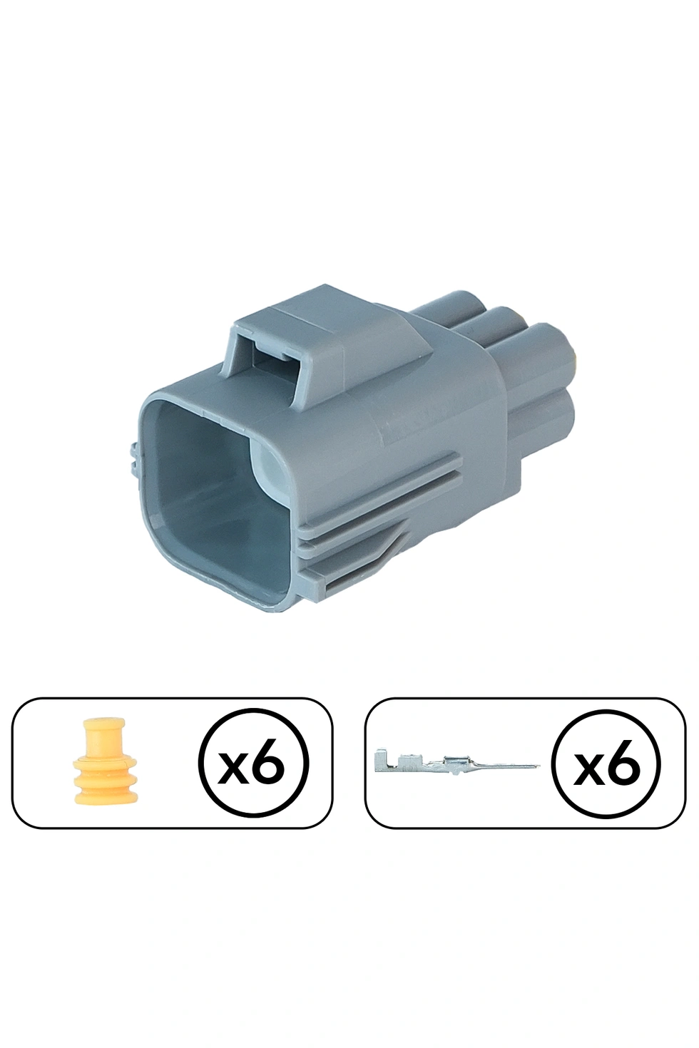 Yakıt Pompası Soketi Dişi 6 Pin Kablosuz
