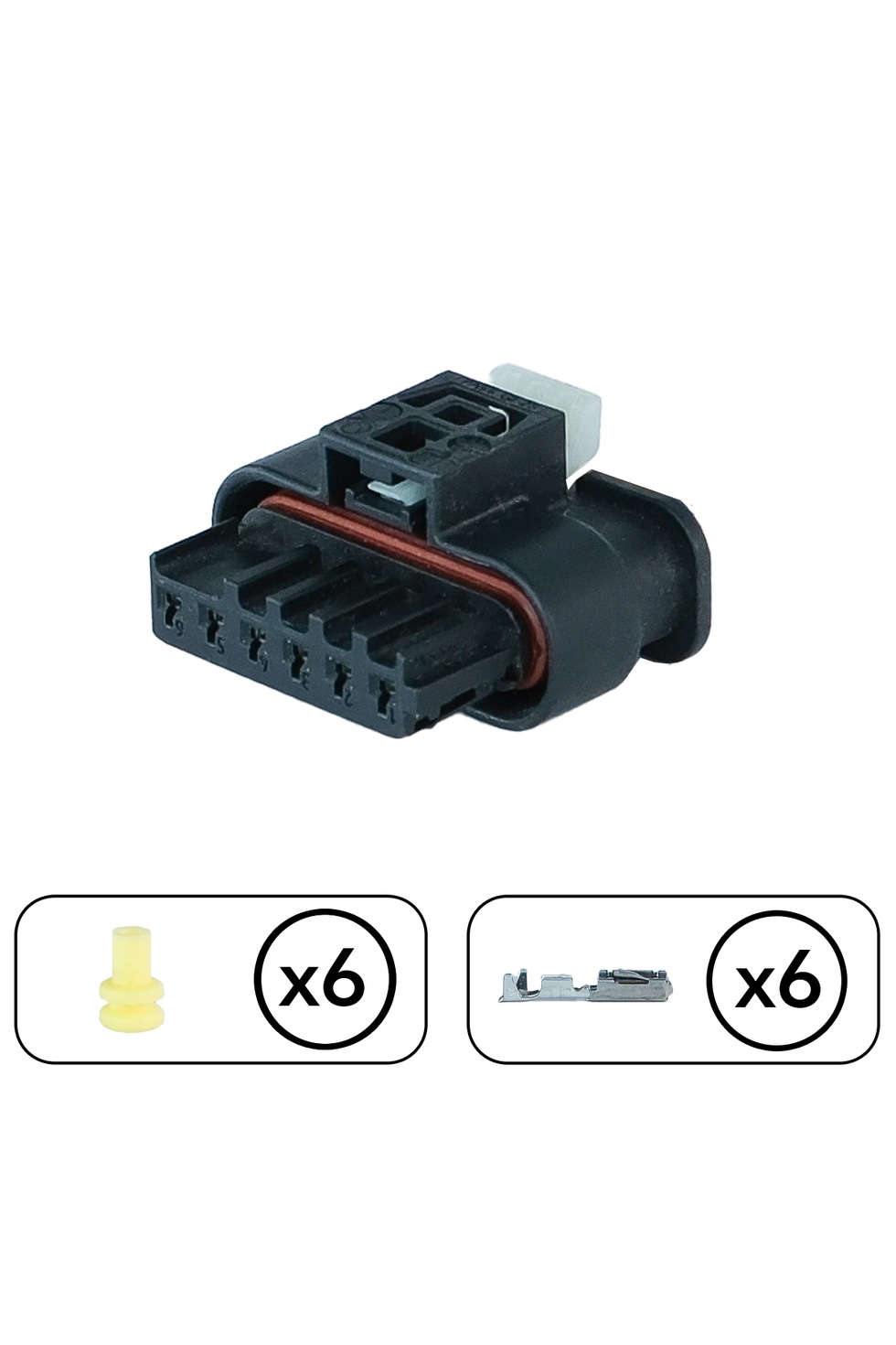 Gaz Pedalı Soketi 6 Pin Kablosuz