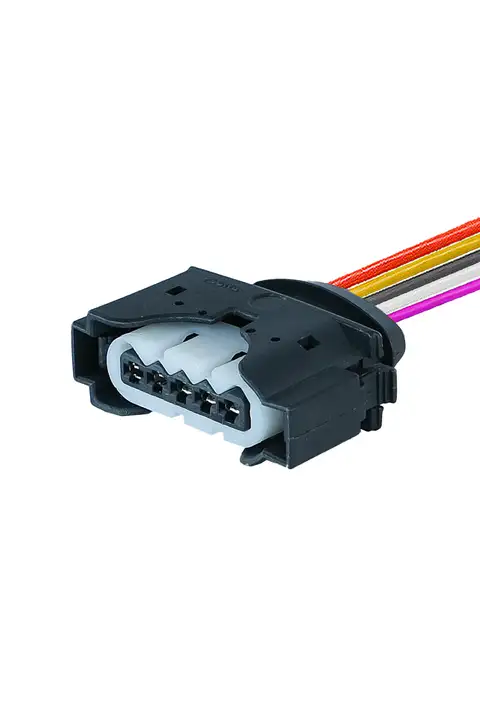 Hava Akışmetre Soketi Beyaz 5 Pin Kablolu