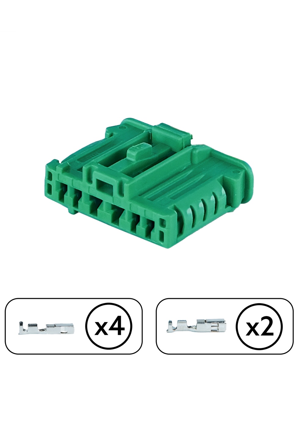 Citroen Stop Soketi Yeşil 6 Pin