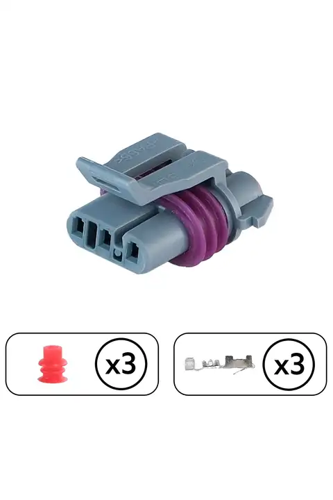 Map Sensör Soketi 3 Pin Kablosuz