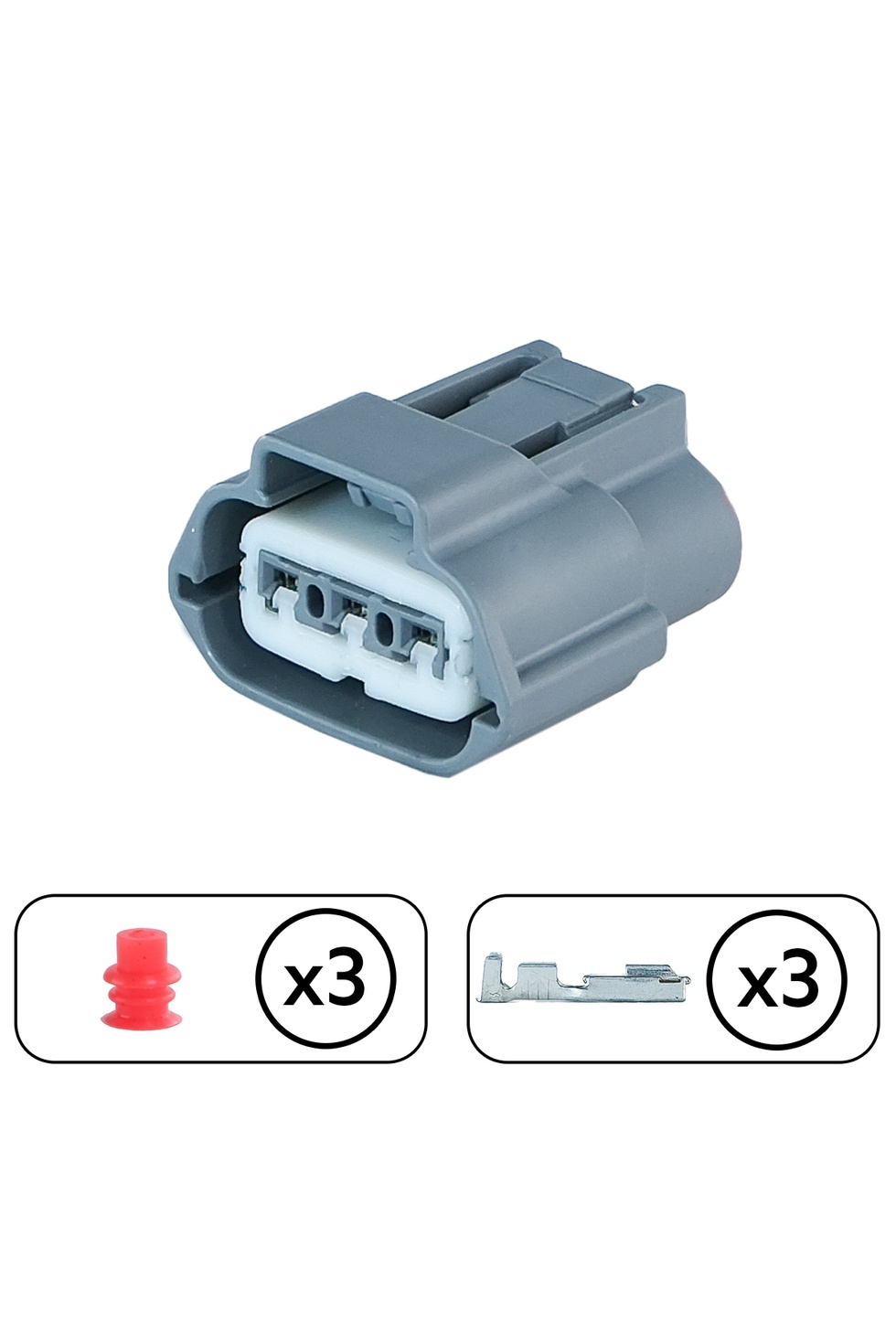 Nissan Hava Akışmetre Maf Sensör Soketi 3 Pin
