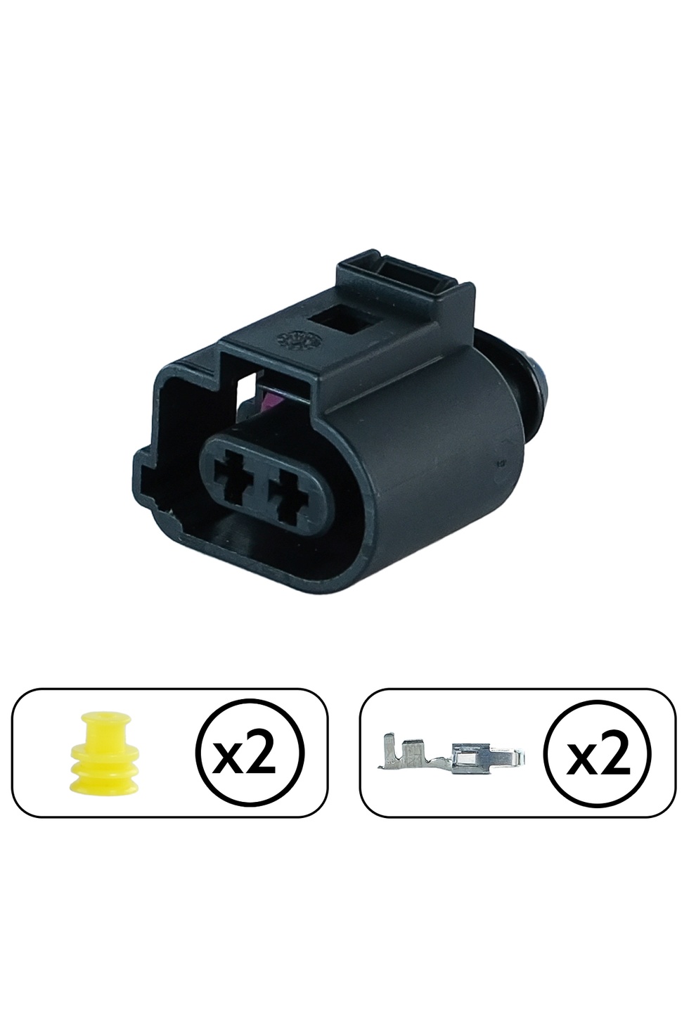 Volkswagen Cam Fıskiye Motoru Soketi 2 Pin Kablosuz