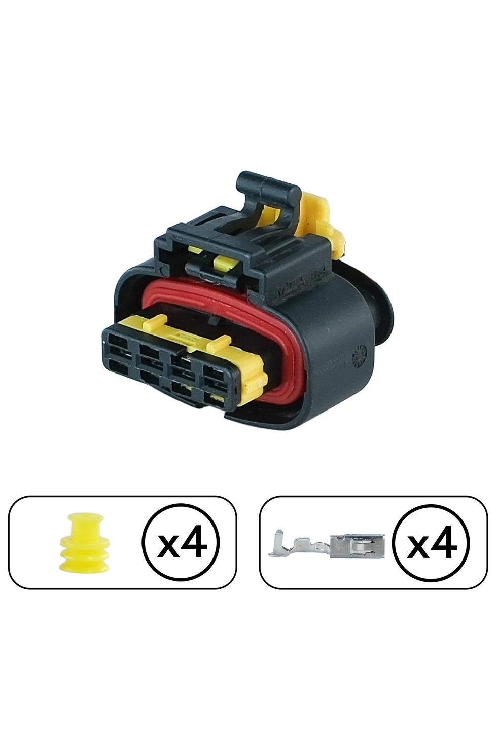 Debimetre Soketi 4 Pin Kablosuz