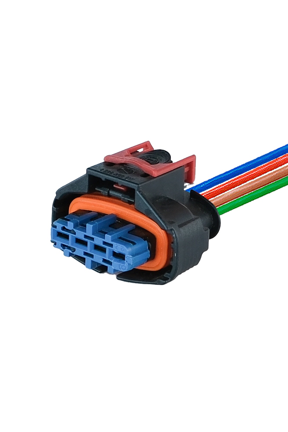 Debimetre Soketi Mavi 4 Pin Kablolu