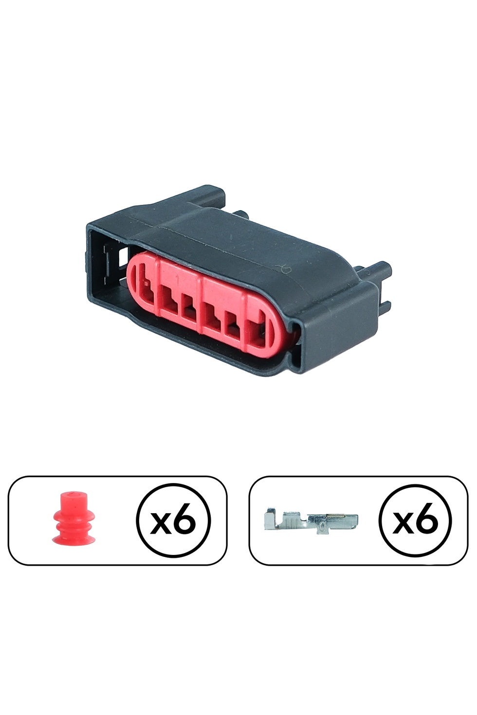 Ford Focus Gaz Pedalı Soketi 6 Pin