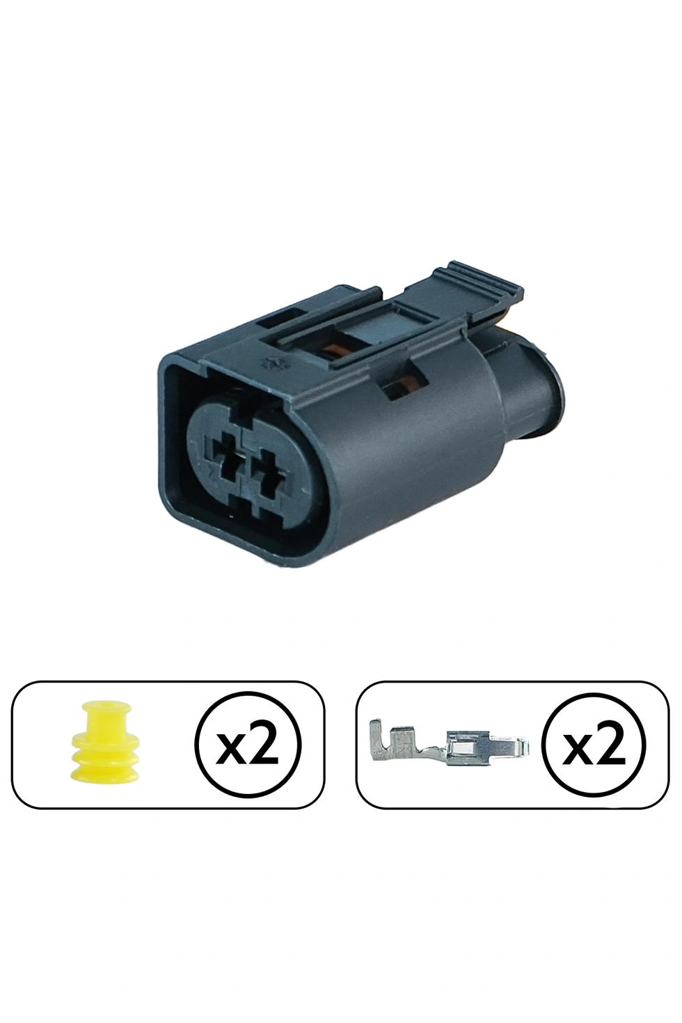 Kostal Enjektör Soketi 2 Pin Kablosuz